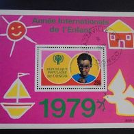Kongo Block 21 gestempelt - Internationales Jahr des Kindes 1979