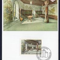 20) Liechtenstein Maximumkarte - MK 26/1981 - MiNr. 783 - Schloß Gutenberg-Rittersaal