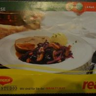 Maggi / Real Rezeptkarte " Rotkohl mit Feigen "