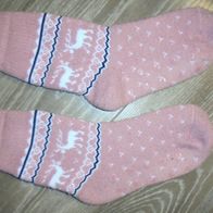 Socken Stoppersocken Gr.35-38 Rentier Motive *
