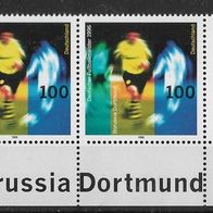 2 x Deutschland Borussia Dortmund Fussball Meister 1996 Einzelwert 1879 * *