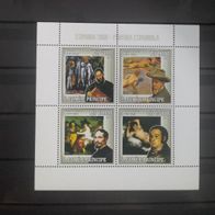Sao Tome + Principe Briefmarken Ausstellung 2006 Gemälde 2709/12 * *