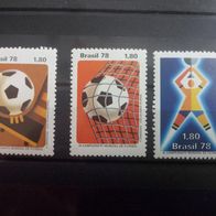 Brasilien Fussball WM 1978 Satz 1643/45 * *