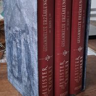 Festa Sammlerschuber "Gesammelte Erzählungen" Aleister Crowley / 3 Bände Wie Neu