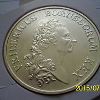 Preußen Silber-Nachprägung 1986 1 Reichstaler 1786 A "FRIEDRICH II." (1740-1786)