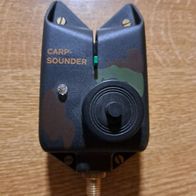 Neu Bissanzeiger Carp Sounder LED Grün Camou G: 100x58x34mm Karpfen Hecht Zander