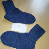 Selbst gestrickte Strümpfe Stricksocken Handarbeit Größe 43