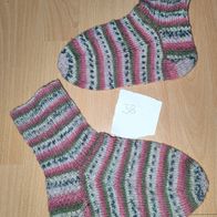 selbstgestrickte Strickstrümpfe Strümpfe Stricksocken Größe 38