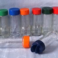 12 Gewürzgläser aus Glas