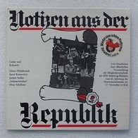 Notizen aus der Republik - Dieter Hildebrandt..., LP Teldec 1978