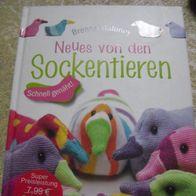 Sockentiere nähen DIY Projekte m. Kindern Buch Anleitungen NEU