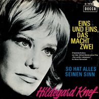 7 Vinyl Hildegard Knef / Eins und eins das macht zwei