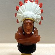 Ü-Ei-Figur "Indianer Häuptling" - Serie "Asterix in Amerika" 1997, Frankreich