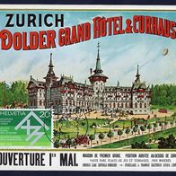 Schweiz - Maximumkarte - MK 3/1982 - MiNr. 1216 - 100 Jahre Schweizer Hotelier-Verein