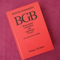 BGB Bürgerliches Gesetzbuch + zugehörige Gesetze Beck´sche Textausgaben 104. Auflage