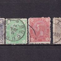 Rumänien MiNr. 83-89 König Karl I. komplett gestempelt M€ 25,00 #J19c