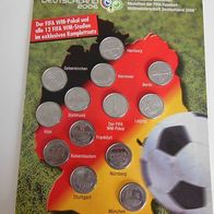 13 Medaillien Fussball Weltmeisterschaft 2006 Deutschland WM Münzen Top Zustand
