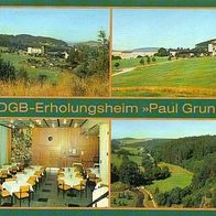 09544 Neuhausen - Cämmerswalde FDGB - Heim > Paul Gruner < 1988 4 Ansichten