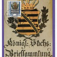 4) DDR - Maximumkarte 1990 - MiNr. 3303 - Königlich-Sächsische Briefsammlung