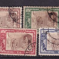 Rumänien MiNr. 208-211 komplett gestempelt M€ 8,00 #J29a