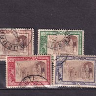 Rumänien MiNr. 208-211 komplett gestempelt M€ 8,00 #J29c