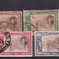 Rumänien MiNr. 208-211 komplett gestempelt M€ 8,00 #J29d
