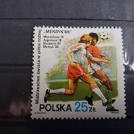 Polen Fussball WM 1986 Einzelwert 3028 * *