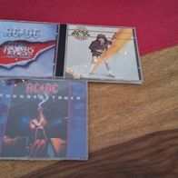 OLD AC/DC - 3 CDs (High Voltage, The Razors Edge, Thunderstruck Maxi)