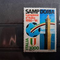 Italien Sampdoria Genua Fussball Meister 1991 Einzelwert 2184