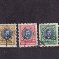 Rumänien MiNr. 386-388 komplett gestempelt M€ 6,00 #J35e