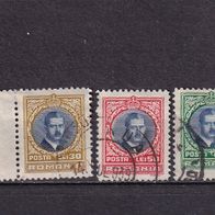Rumänien MiNr. 386-388 komplett gestempelt M€ 6,00 #J35f