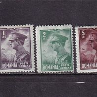 Rumänien MiNr. 389-391 * */* M€ 20,00 #J36a