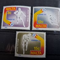 Malta Fussball WM 1982 Satz 663/65 * *