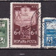 Rumänien MiNr. 446-448 komplett gestempelt M€ 20,00 #J39b