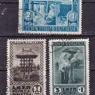 Rumänien MiNr. 465-467 komplett gestempelt M€ 10,00 #J310a