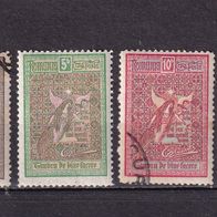 Rumänien MiNr. 173-176 komplett gestempelt M€ 14,00 #J310d