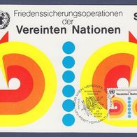 10) UNO Wien Maximumkarte - MK 4/1980 - MiNr. 11 - Friedenssicherungsoperationen