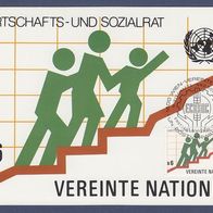 15) UNO Wien Maximumkarte - MK 10/1980 - MiNr. 15 - Wirtschafts- und Sozialrat (1)