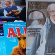 ALF Serie Berichte Full Page Clippings Max Wright