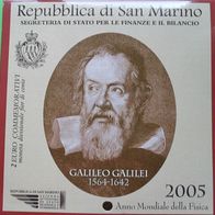 San Marino 2005 2 Euro Gedenkmünze Galileo