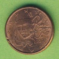 Frankreich 1 Cent 2020