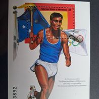 Mikronesien Aufnahme in IOC Olympischer Fackellauf 1998 Block 35 * *