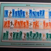 Niue Fussball WM 1982 Block 49 * *