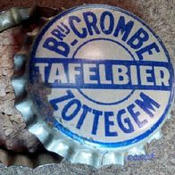 Crombe Brasserie Tafelbier Zottegem Brauerei Bier Kork Kronkorken ALT in unbenutzt