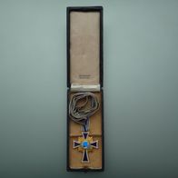 Mutterkreuz Gold am Band im Etui