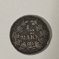 1/2 Mark 1905 A Silbermünze Preußen