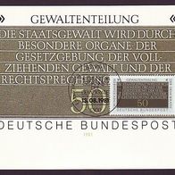 19) BRD - Maximumkarte 1981 - MiNr. 1106 - Grundgedanken der Demokratien