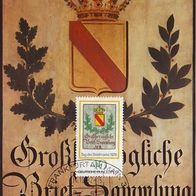 21) BRD - Maximumkarte 1982 - MiNr. 980 - Posthausschild Baden - Sonderstempel (1)