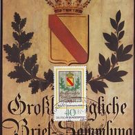 22) BRD - Maximumkarte 1982 - MiNr. 980 - Posthausschild Baden - Sonderstempel (2)