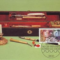 26) BRD - Maximumkarte 1982 - MiNr. 1154 - Tag der Briefmarke - Reiseschreibzeug (1)